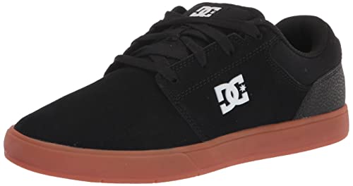 DC mens Crisis 2 Skate Shoe, Black/Gum, 11.5 US