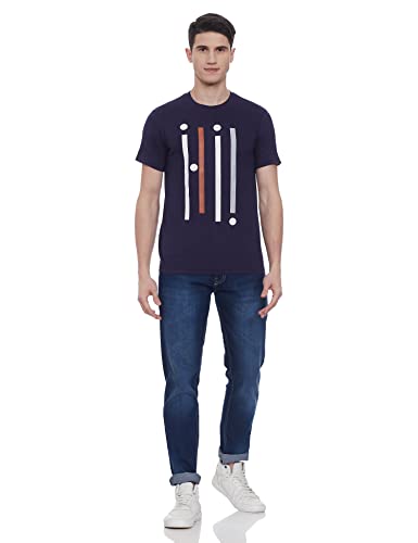Image of TLF Men's Printed Premium Cotton Regular Fit T-Shirt