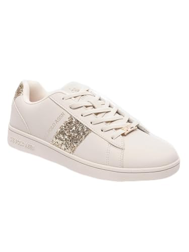 Image of U.S. Polo ASSN. Kate 3.0 Off White Sneakers Shoes with Premium Upper