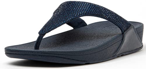 Image of FitFlop Women's Lulu Crystal Embellished Toe-Post Sandals