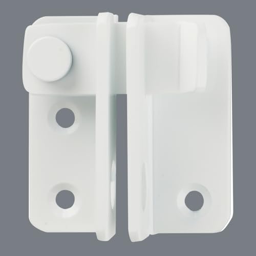 Alise Flip Latch Gate Latch White Shed Lock Shed Latch Barn Door Lock Locking Latches for Barn Fence Cabinet Garden Garage Window Pet Dog Cage,Stainless Steel Shed Door Latch Barn Door Lock,S-Size
