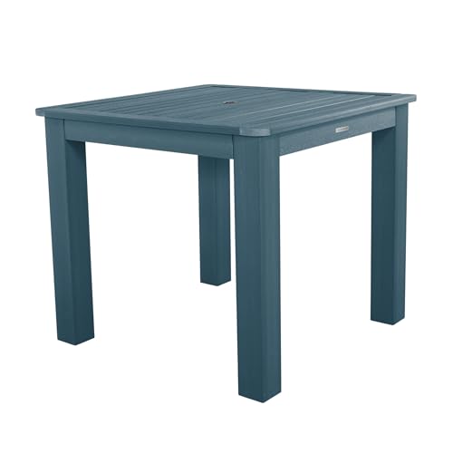 Image of Highwood 5 Piece Hamilton Square Counter Height Dining Set, Nantucket Blue