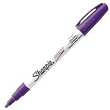 Sharpie Oil-Based Paint Marker, Fine Point, Pack of 3 (Purple)
