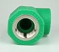 PPR di Aqua Plus 90 ° angolo per tubi da 20 mm con 1/2 filettatura interna