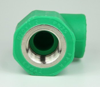 Immagine prodotto: PPR di Aqua Plus 90 ° angolo per tubi da 20 mm con 1/2 filettatura interna