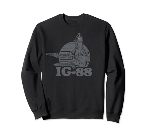 Sweat Star Wars IG-88 imprimé gris pour fan de la saga