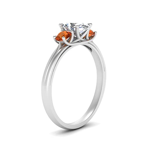 Image of Choose Your Gemstone Classic Three Stone Ring 925 Sterling Silver Oval Shape 3 Stone Engagement Rings Everyday Jewelry Wedding Jewelry Handmade Gifts for Wife US Size 4 to 12