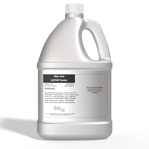 Oleic Acid USP/NF Grade (Emersol 221) - Premium High Purity Fatty Acid (1 Gallon)