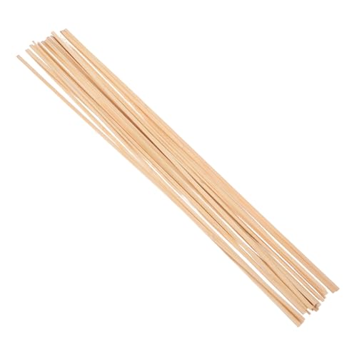 BRIGHTFUFU Kite Support Bamboo Strips 20pcs Kite Construction Sticks Craft Dowel Rods for Boys and Girls Weaving Material
