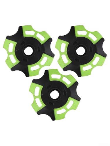 Accesorios para bastones de senderismo, 3 unidades, cestas de barro y nieve para senderismo, compatibles con la mayoría de bastones de esquí y raquetas de nieve (rojo)