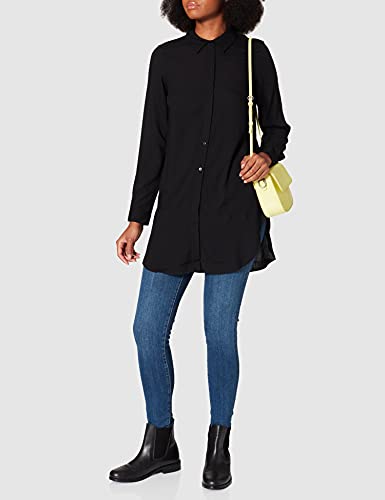 VERO-MODA-Damen-Vmsimply-Easy-Ls-Long-Shirt-WVN-Ga-Bluse