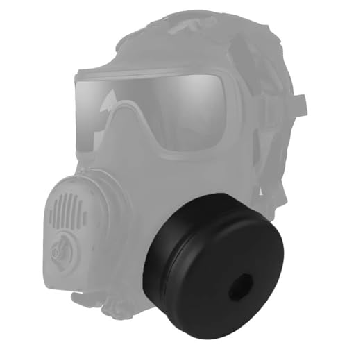 WLXW Tanque Filtro For Máscara Gas M53, Modelo Simulado con Ventilador For Accesorios Máscara Táctica Airsoft Paintball