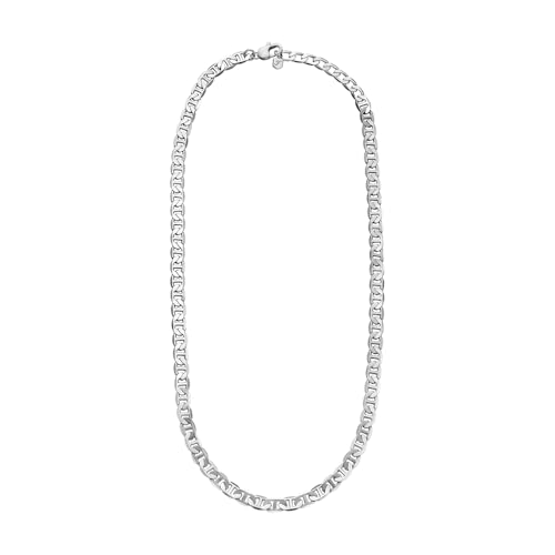 Fossil Unisex Heritage Silver Stainless Steel Necklace, JA7238040
