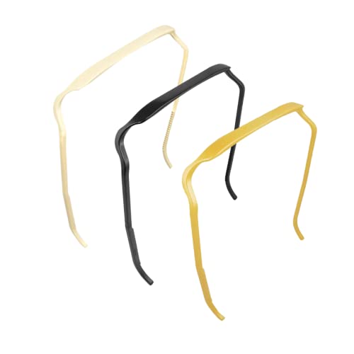 Zazzy Bandz: Thick Curly Hair - Large Headband - 3 Pack Collection (Large, Relaxed - Large - 3 Pack, Cream Beige, Black, Honey)