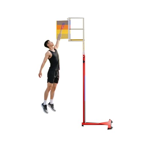 Comprobador de salto vertical ajustable con varilla de medición independiente para atletas 2