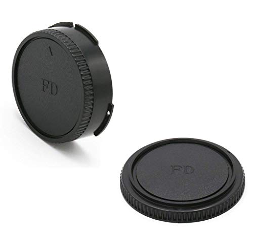 coppia tappi COMPATIBILE CON canon FD (NO EOS) 1 corpo + 1 posteriore obiettivo