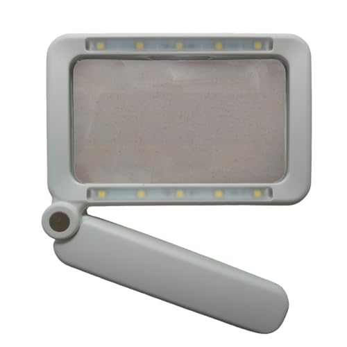 Magnifying Glass, Reading Magnifier with Light, Magnifier for Reading Thread Counting Magnifier, Magnifier with Stand - Image 3