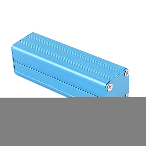 Caja de conector de aluminio extruido 82x25x25mm azul miniatura 3