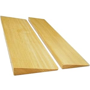 YHXAIQ Massivholz Türschwellenrampe 70x25x5 cm