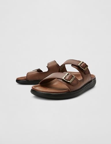 Image of Lee Cooper LC9758C Genuine Leather Sandals For Men | Ligntweight & Comfortable |