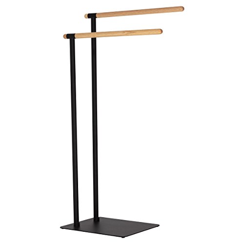 Sealskin Brix Toallero, Metal, Madera, Negro