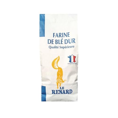 LE RENARD Sémola de Trigo Duro Extra Fina – Bolsa de 5 kg