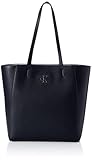 Calvin Klein Jeans Damen CKJ Monogram Minimal Monogramm Shopper, Black, Medium