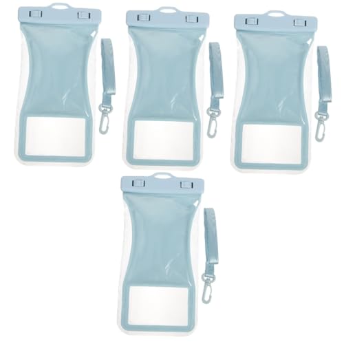 OSALADI 4pcs Mobile Phone Waterproof Case Abs On Foot Protective Case Travel