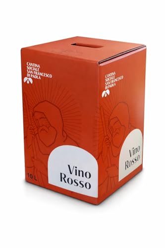 FORMATO CONVENIENTE: Confezionato in pratico bag-in-box da 10 litri, mantiene il vino fresco più a lungo dopo l'apertura
