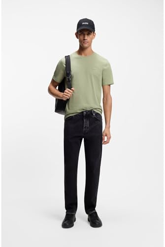 Boss Para Hombre. 50508584 Camiseta Tales Verde (L), Casual, AlgodóN, Manga Corta - 2