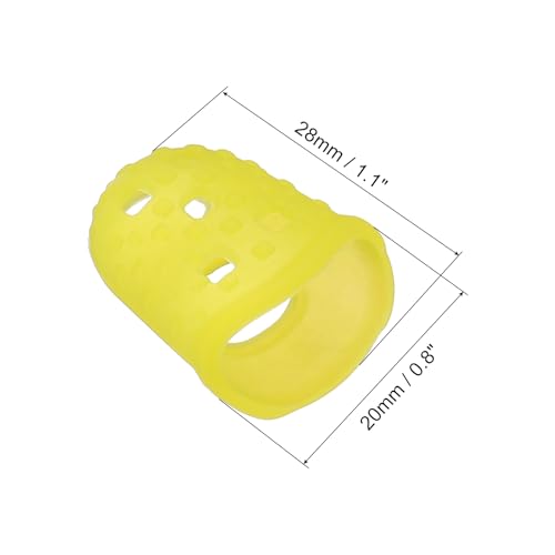 Silicona dedo protector para papel clasificar y tocar guitarra de forma cómoda en casa 2