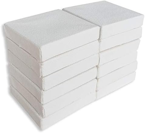 LWR CRAFTS Mini Stretched Canvas 2" X 2" 5cm x 5cm Pack of 12