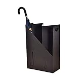 Este elegante paragüero resistente es independiente y es una elegante adición a cualquier hogar para el almacenamiento convencional de bastones y bastones de paraguas.