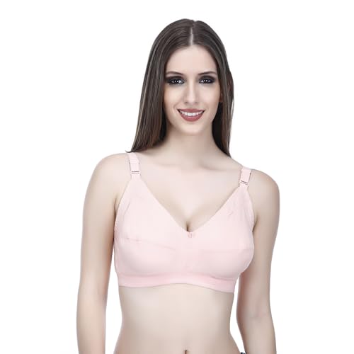Image of Elina Women's Hosiery Non-Padded Wire Free Regular Bra