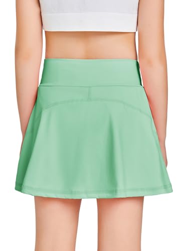 Image of Haloumoning Girls Tennis Skirt High Waisted Athletic Skorts