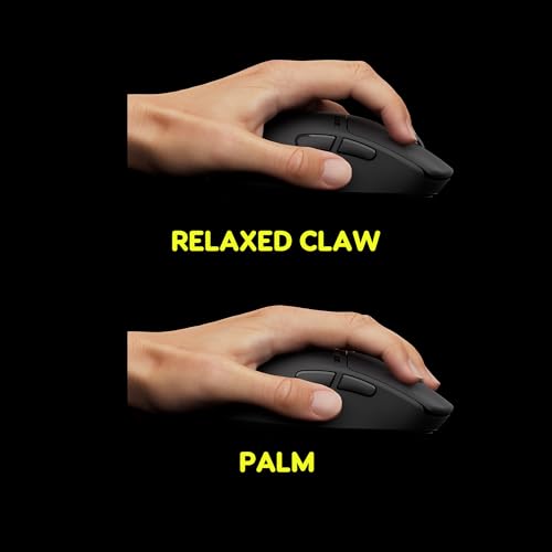 Image of Pulsar Gaming Gears X3 LHD Crazylight Wireless Gaming Mouse, Ultra Lightweight 1.51 oz (43g), Hybrid Ergonomic, Optical Switch, 32000 DPI, 750 IPS, XS-1 Sensor, 8k Compatible (Left-Handed, Jet Black)