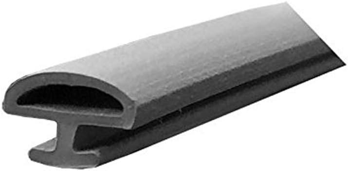 Automotive Grey Bulb Type Gasket, 3/8" Width, 7/32" Backing - 20 Ft.