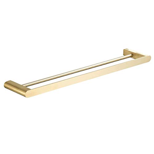 Porte-serviette double en acier inoxydable de qualité supérieure pour douche