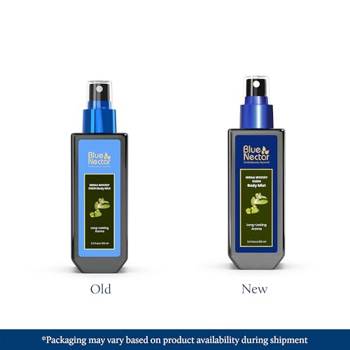 Blue Nectar Niraa Woody Oudh Body Mist for Hydrating Long Lasting Fragrance (100ml)