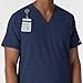 Wink NURTUR Scrubs for Men, V-Neck Scrub Top - Navy, L