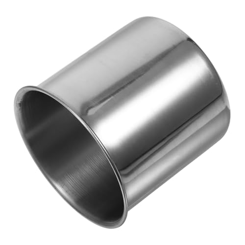 FUNNETOYU Copa De Medidor De Medición De Acero Inoxidable Taza De Cereal Portátil Doble Pared Recipiente Pequeño Medidas Reutilizable Alimento Largo Estrellarse Plata Acero Inoxidable 304