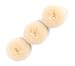 AJOY 3 Pcs Mini Size Blonde, Small Bun Maker for Kids, Sock Bun Donut for Thin Hair, Doughnut Bun Form Toddler for Girls, Dance, Child, Ballet, Ballerina Etc., 2-2.6 Inch