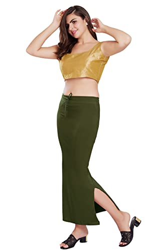 Image of RANI SAAHIBA Women's Stretchy Slim Fishcut Petticoat Cotton Shapewear