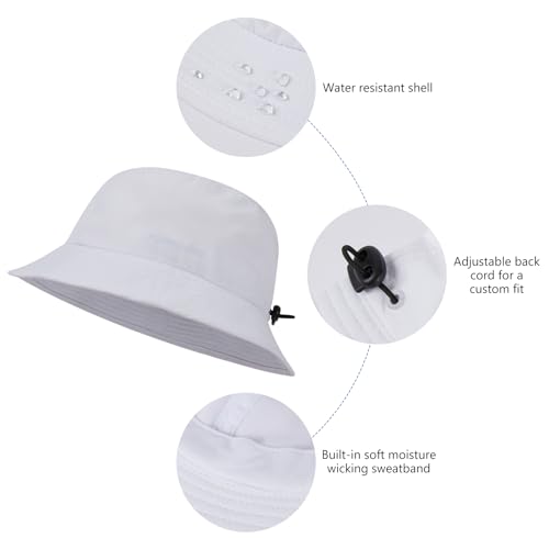 Image of BASSDASH UPF50+ Fishing Bucket Hat for Men Women Lightweight Water Resistant Packable Outdoor Summer Sun Hats FH13
