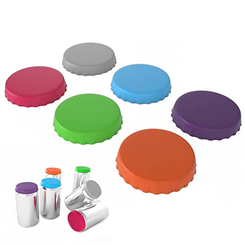 2 Pcs Tampas de lata de silicone | 6 pcs refrigerante/bebida/cerveja lata tampas | Tampa de lata de