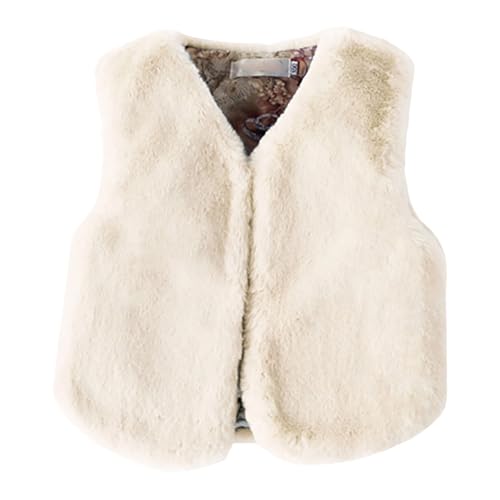 Generisch Kunstpelz Fellweste Kinder Mädchen Thermal Pelzmantel...