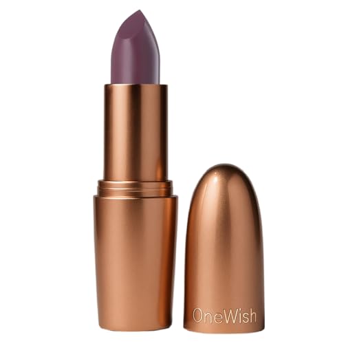 Image of One Wish Creamy Matte Lipstick Long Lasting for Women - Wined Up Shade 09 | Full Coverage | Creamy Formula | No Flaky Lips | No Dryness| High-Pigment |SPF | Vitamin E, Almond Oil & Shea Butter for Moisturising Lip | 8 Hrs Lasting | Smooth Finish | 3.8 gm