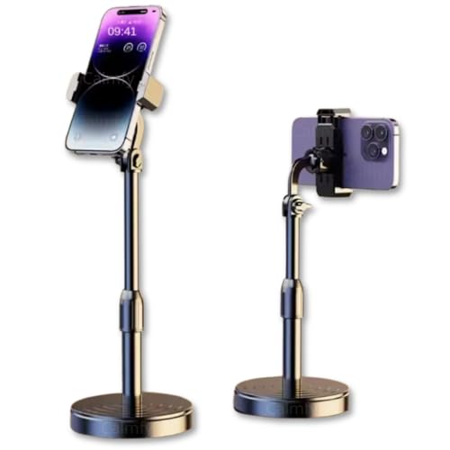 Suporte de Mesa Para Celular Tablet Ajustável, Rotação 360 Graus,...