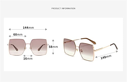 GAOXIN Fashion Sunglasses for Men and Women Outdoor Sunshade Driving Fishing Glasses (Color : D, Size : Medium)3