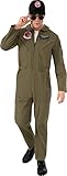 Rubies Men's Top Gun Maverick Deluxe Flight Suit, Medium for Themed Parties and Halloween